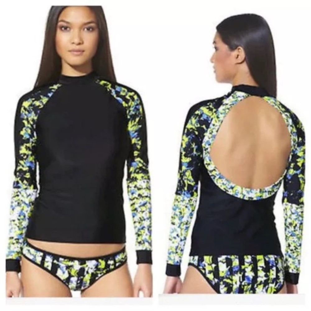 PETER PILOTTO for TARGET Black Yellow Rashguard S